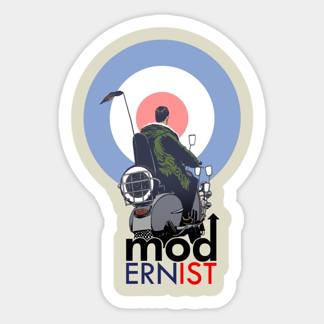 MODernist Sticker by joerg_vogeltanz